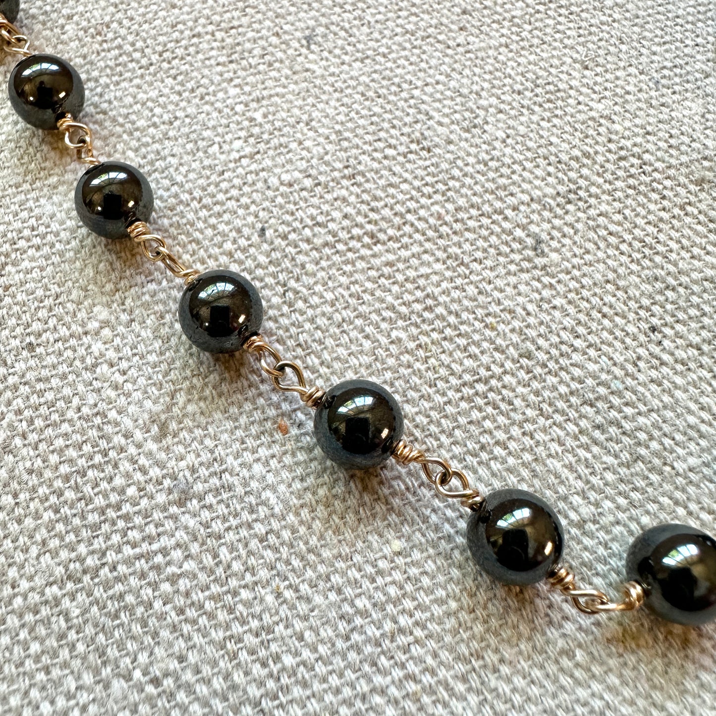 Tahitian Hematite Necklace
