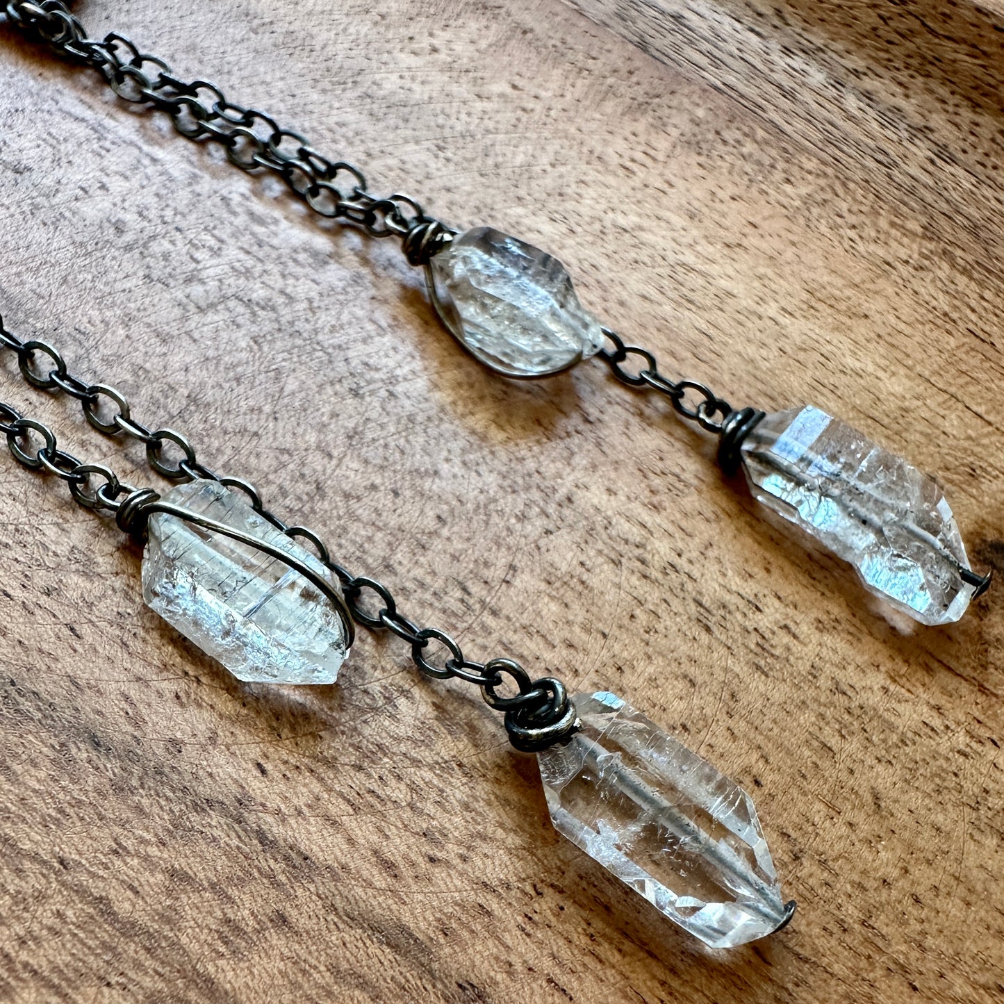 Herkimer Protection Earrings