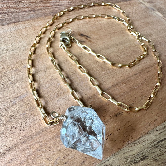 Herkimer Pendant Necklace