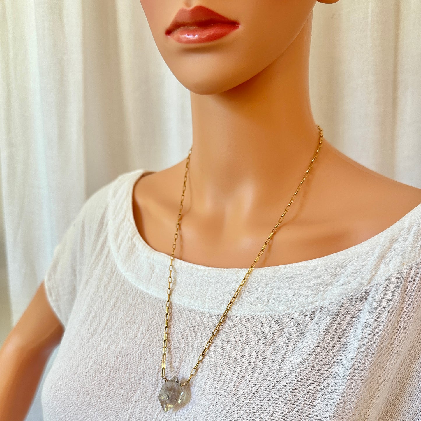 Herkimer Pendant Necklace
