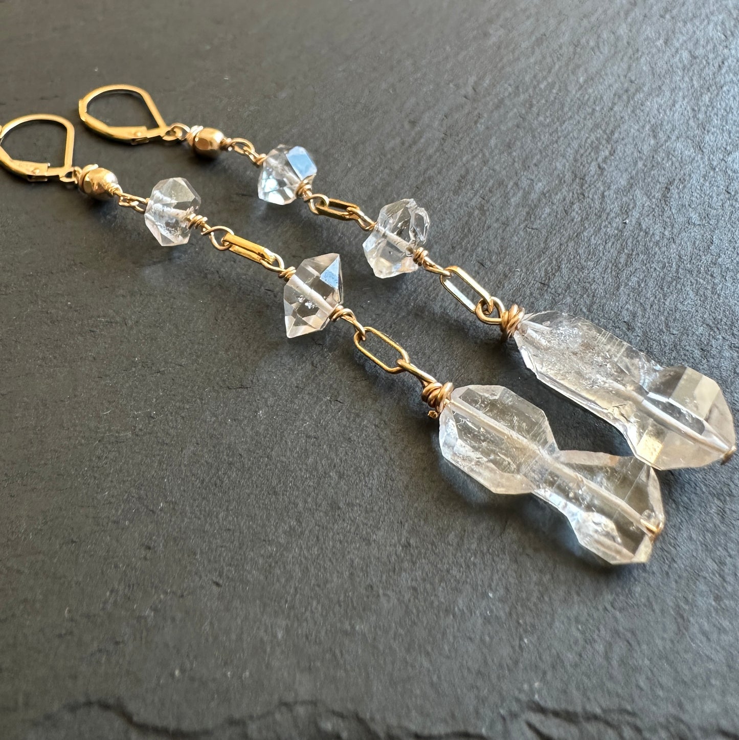 Herkimer Protection Earrings