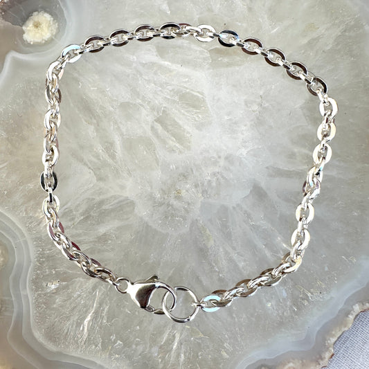 Unisex Silver Power Bracelet