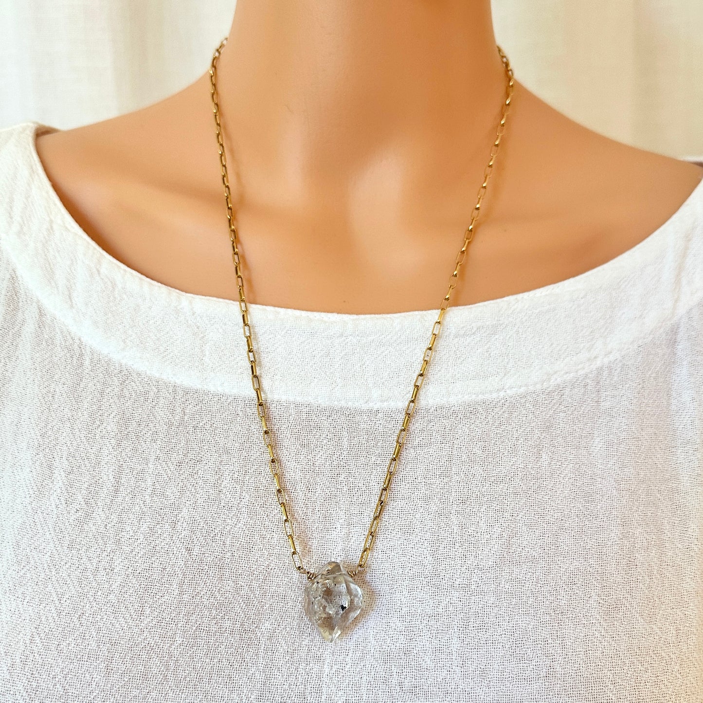 Herkimer Pendant Necklace
