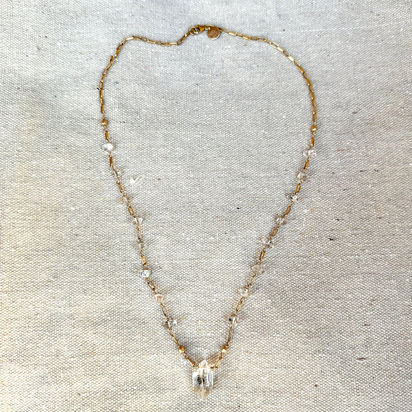 Herkimer Pendant Necklace