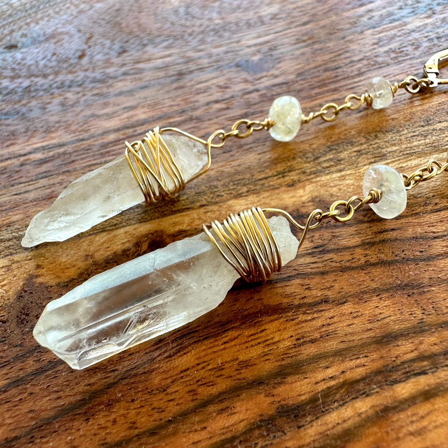 Moonstone Quartz Earrings