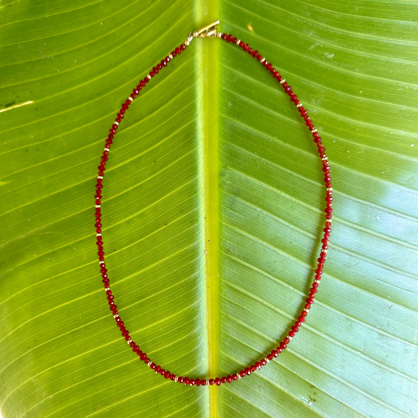 Red Agate Convertible Bracelet/Necklace