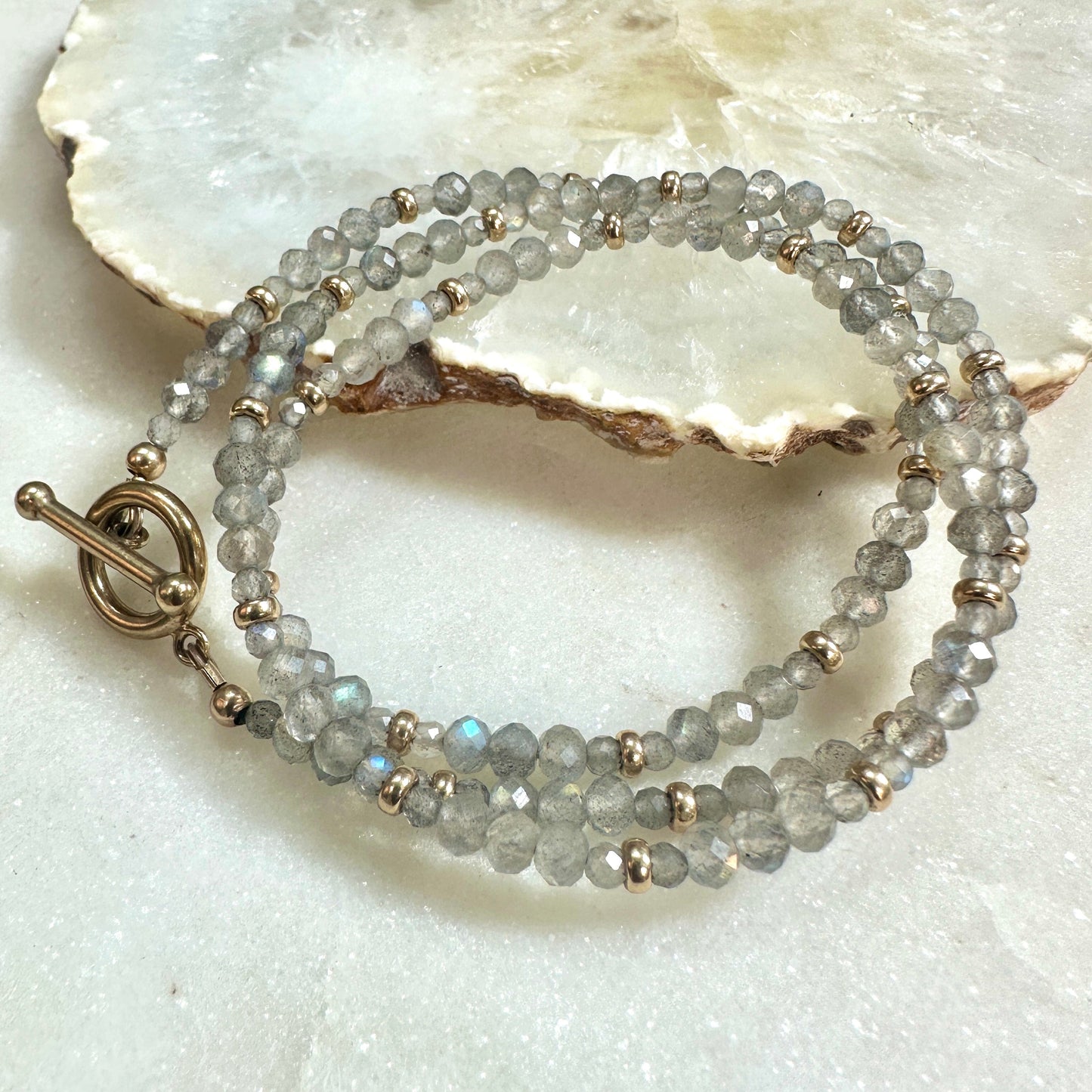 Labradorite Convertible Bracelet/Necklace