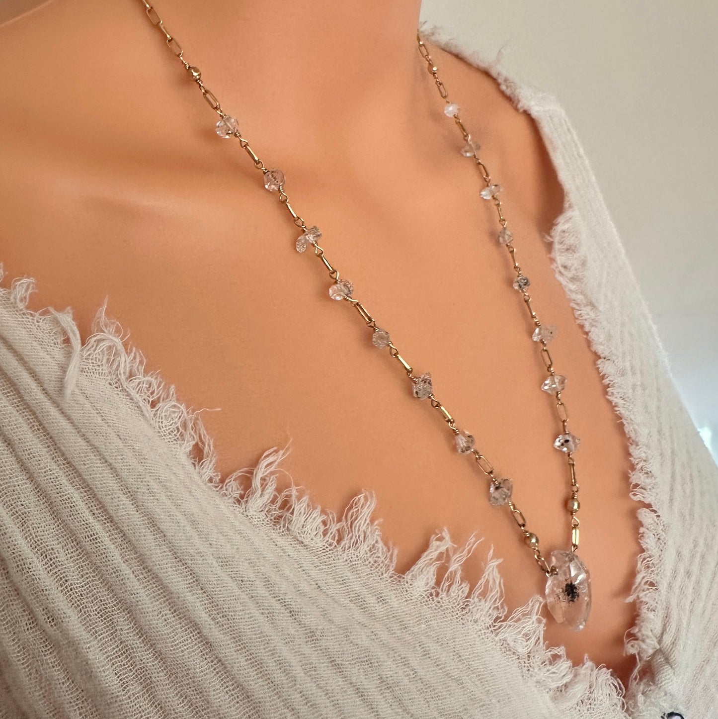 Herkimer Pendant Necklace