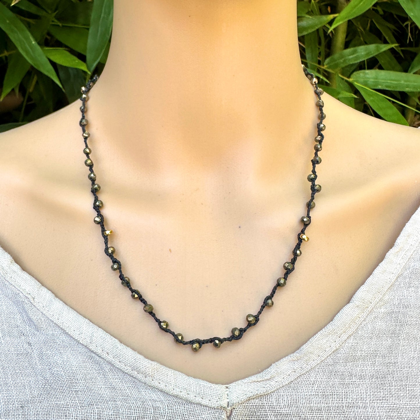Pyrite Grounding Necklace/Bracelet