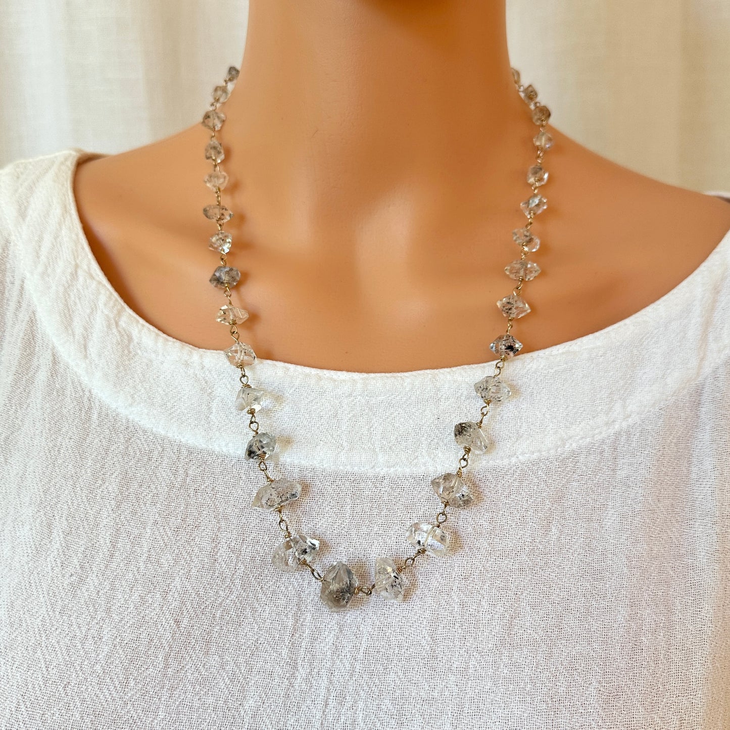 Herkimer Graduated Necklace