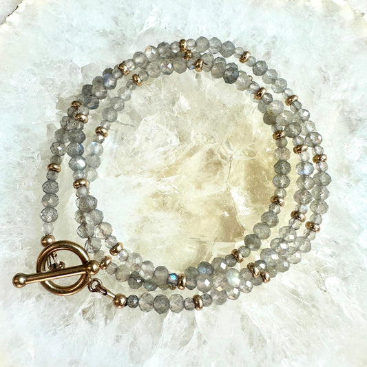 Labradorite Convertible Bracelet/Necklace
