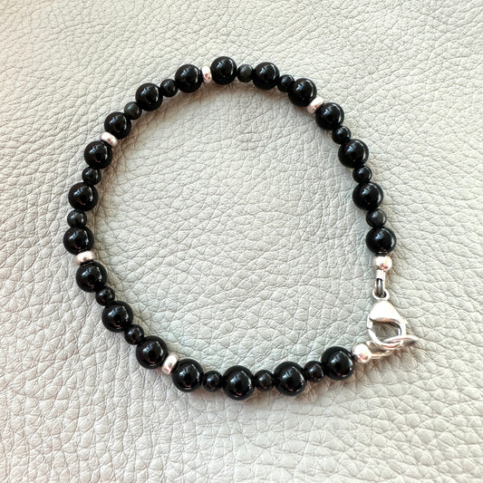 Obsidian Agate Variations Too Bracelet