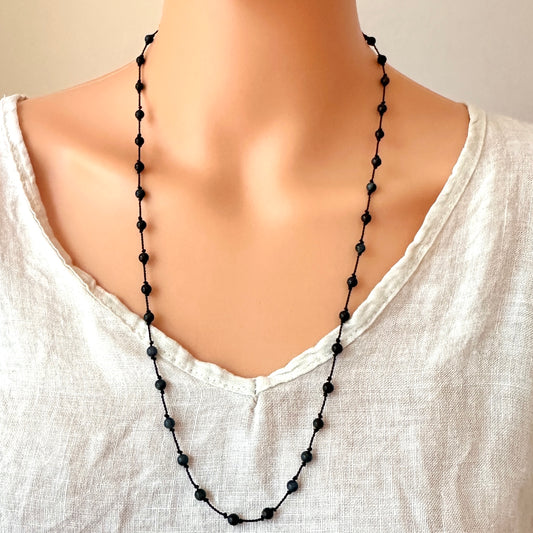 Black Tiger's Eye Protection Necklace