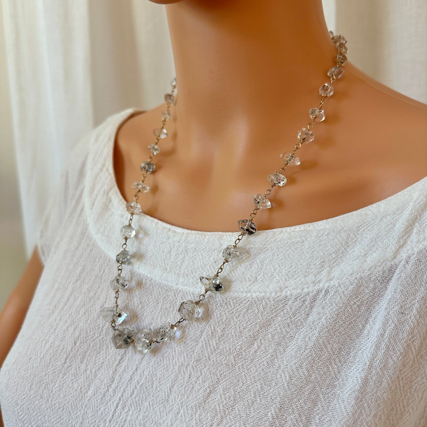 Herkimer Graduated Necklace