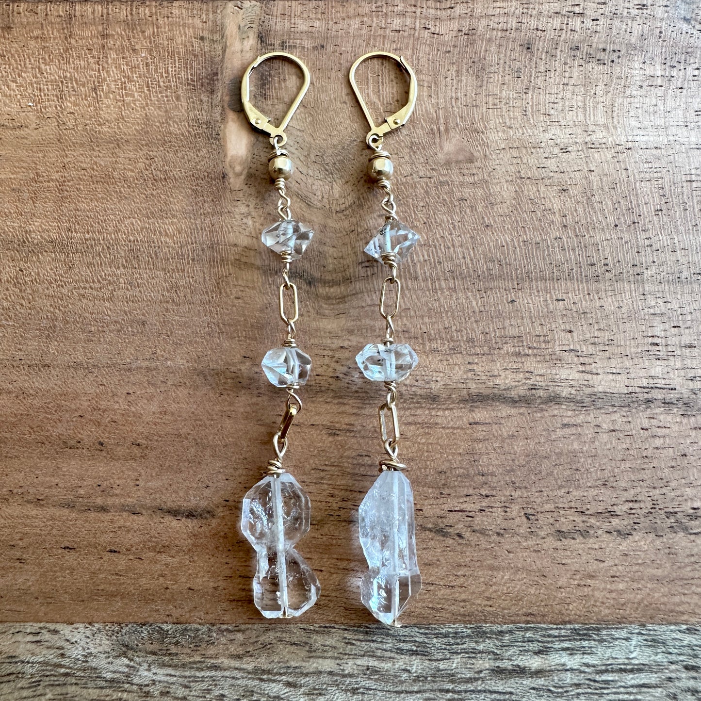 Herkimer Protection Earrings
