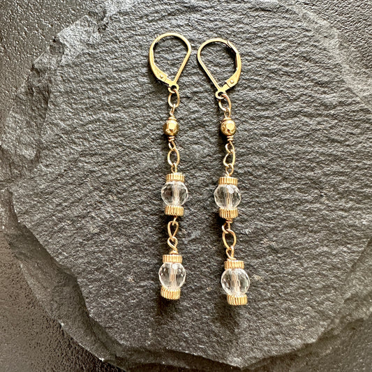 Quartz Clarity Earrings