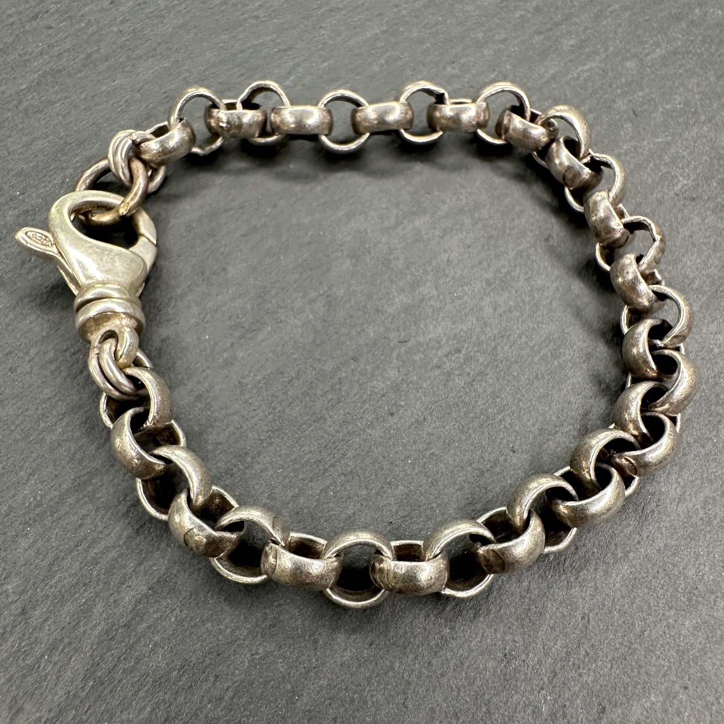 Heavy Silver Power Bracelet