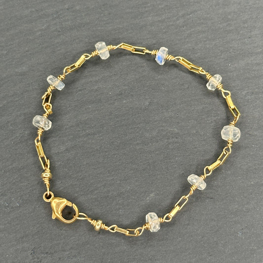 Moonstone Simplicity Bracelet