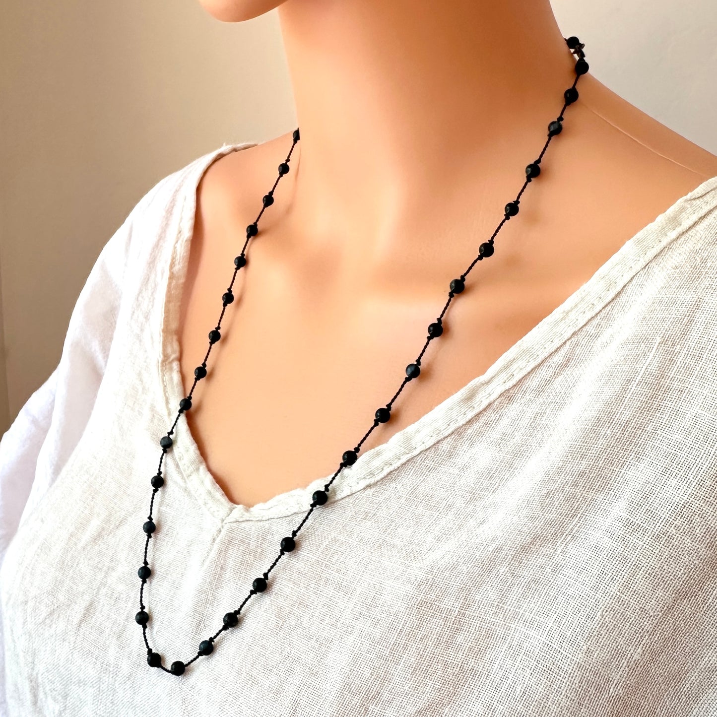 Black Tiger's Eye Protection Necklace