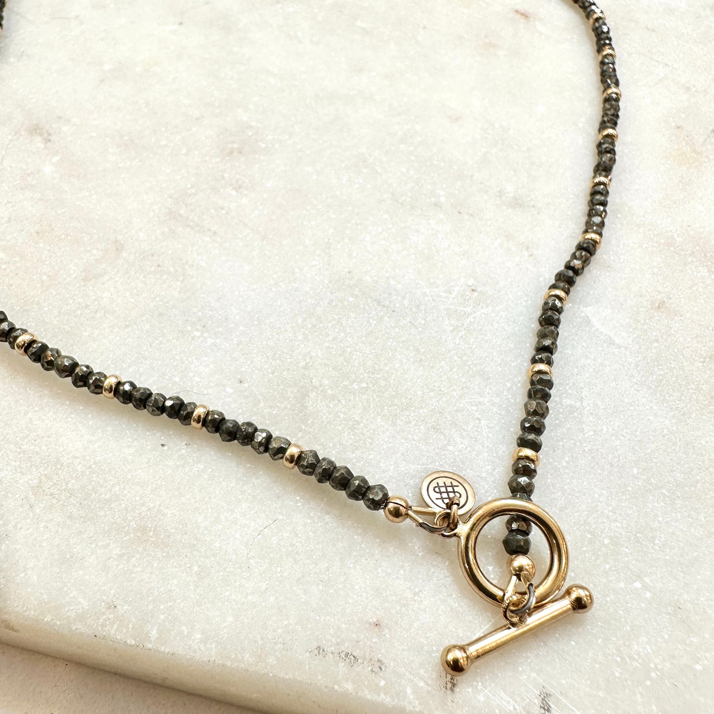 Pyrite Delight Convertible Bracelet/Necklace