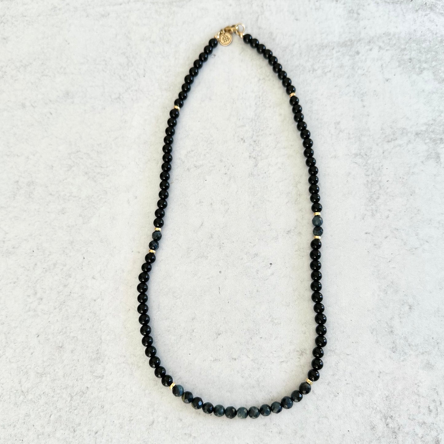Regal Obsidian Necklace