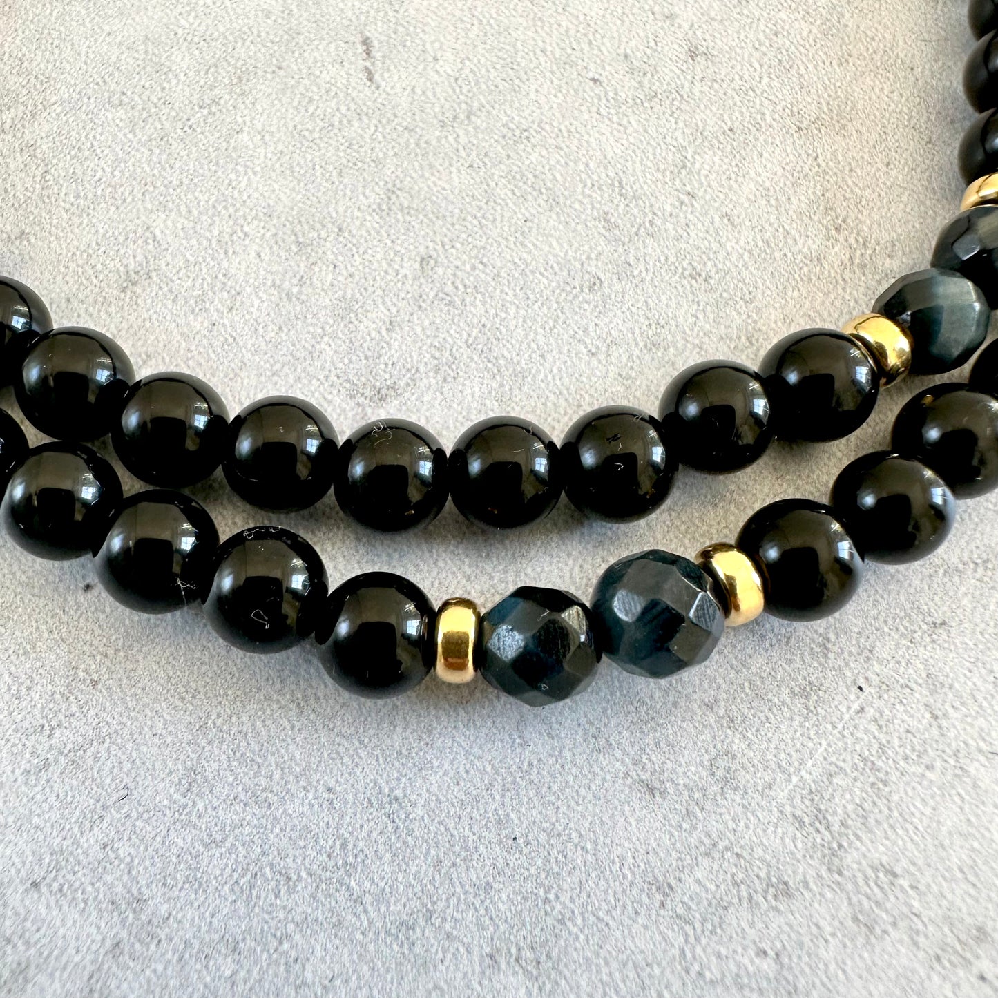 Regal Obsidian Necklace